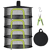 4 Layer Herb Drying Rack, Hanging Mesh