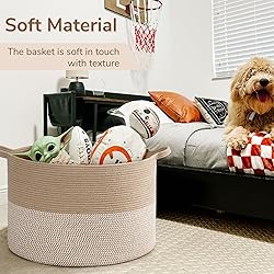 INDRESSME 115L Extra Large Woven Baskets for