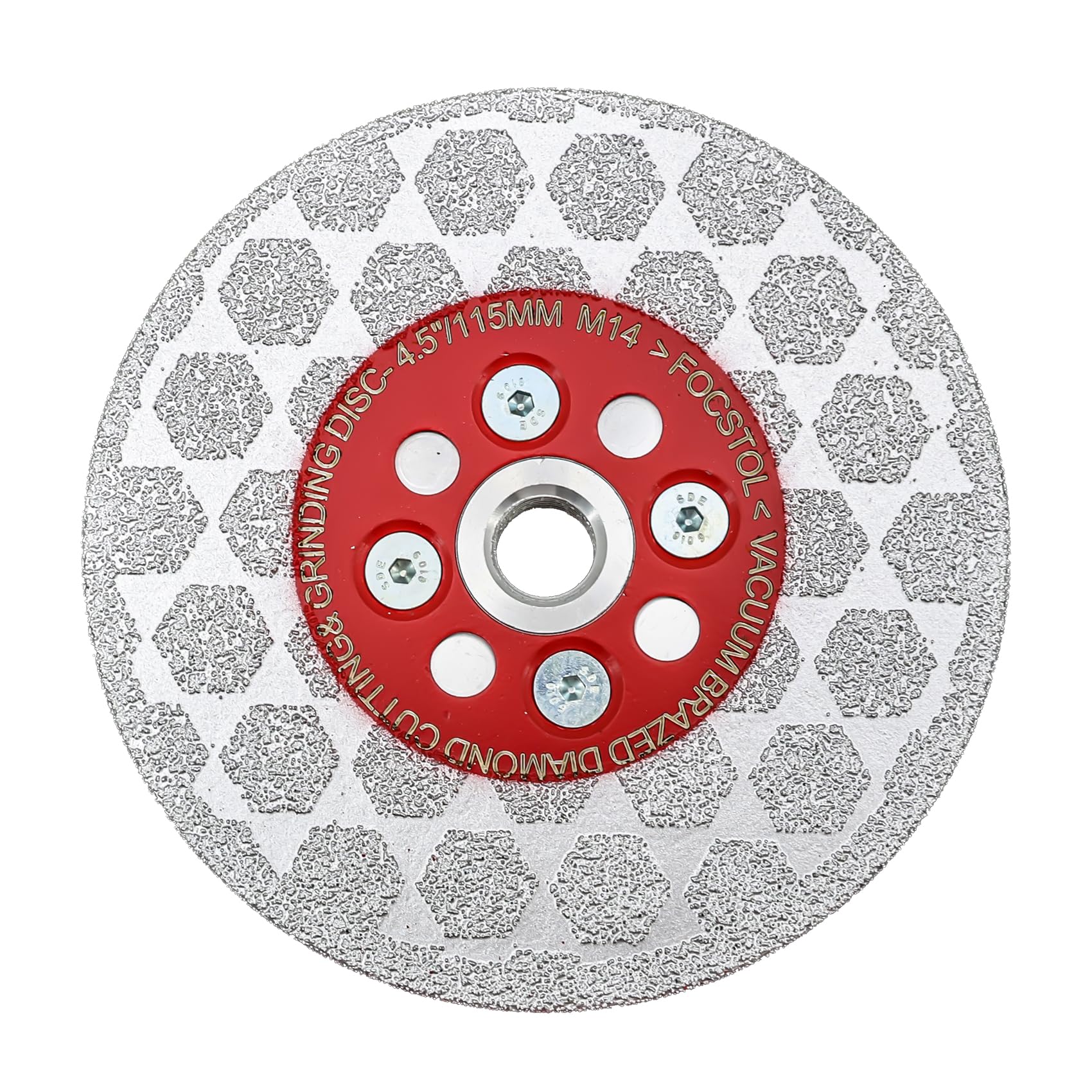 FOCSTOL Diamond Cutting Grinding Disc - 115mm Tile Cutting Blade for Porcelain Ceramic Tile Marble Quartz for Angle Grinder