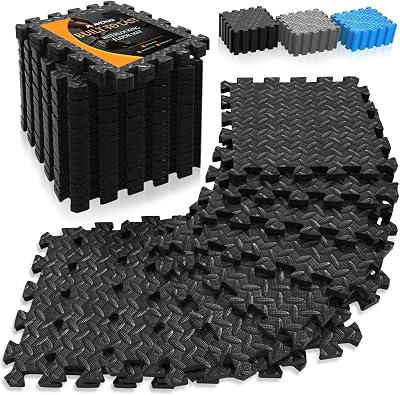 Amonax Exercise Floor Mats Interlocking EVA Puzzle 30x30cm