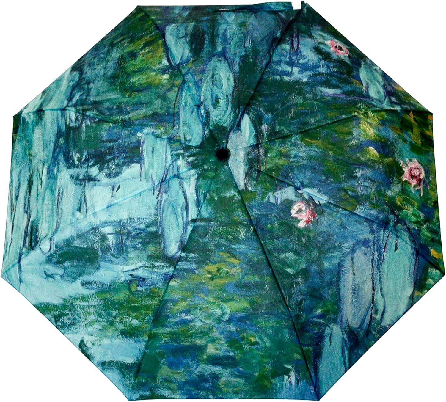 Ecozz Pocket Umbrella Waterlillies Claude Windproof