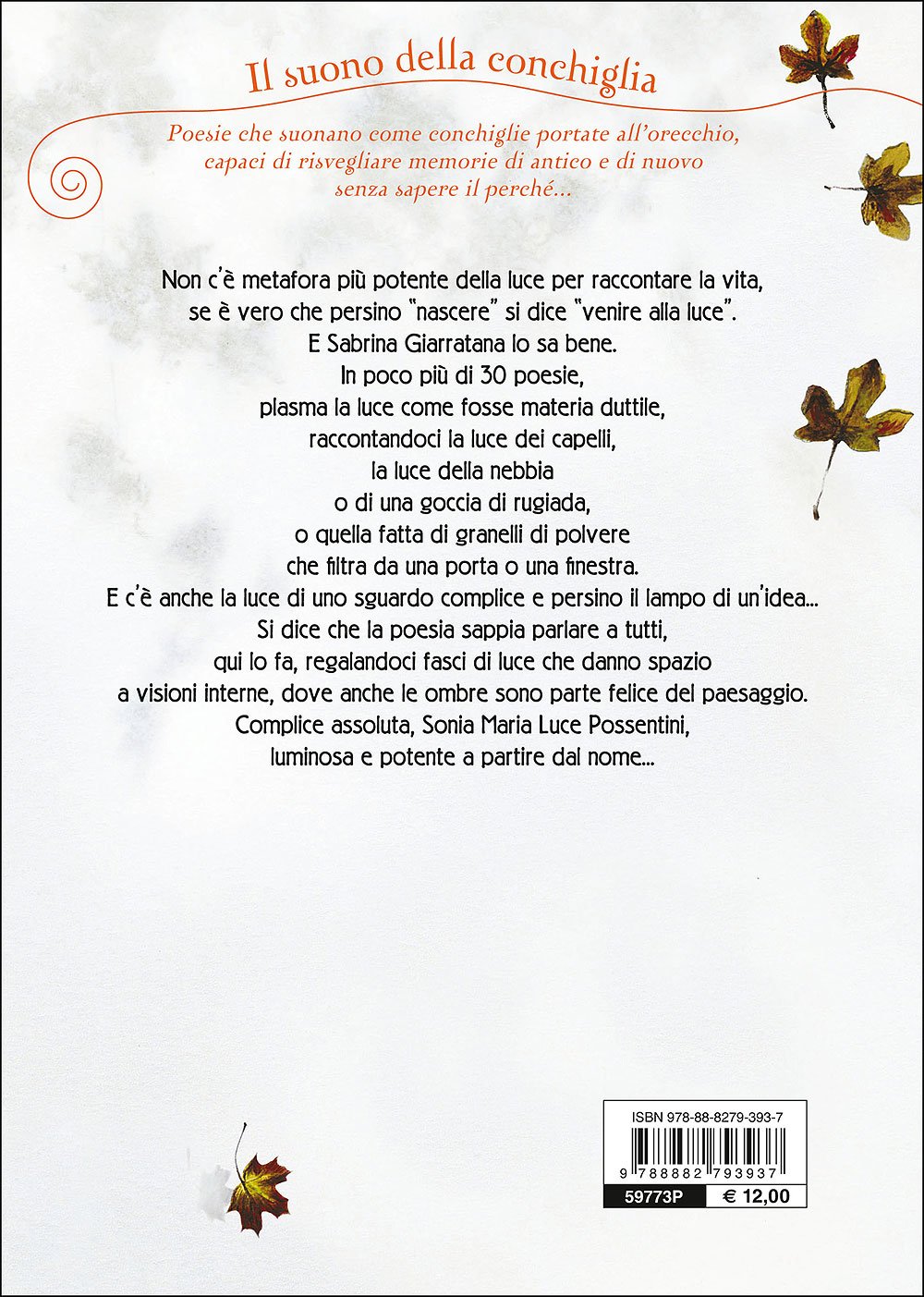 Poesie Di Luce Giarratana Sabrina Amazon Com Books