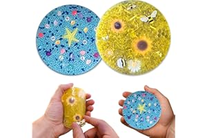 GENERIC 2 Pack Picky Pad, Skin Picking Fidget Toys, Picking Pad, Picky Pad Fidget, Sensory Pick Pad, Picky Pads Gift for Adults with Anxiety, ADHD, Trichotillomania Fidget Toys, Dermatillomania