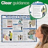 Safety First Aid Group Warehouse & Storage Safety A2 Poster Laminated view 3