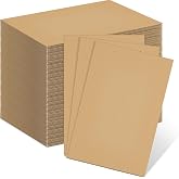 Henoyso 110 Pack 6 X 9 Inch Brown Cardboard Sheets | Corrugated Flat Inserts for Packing Shipping Mailing, Protective Separators for Fragile Items Dishes, DIY Crafts Projects