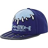 Death Note Baseball Cap, Ryuk Skater Adjustable Snapback Baseball Hat with Flat Brim, Blue, One Size
