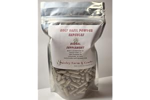 PAISLEY FARM & CRAFTS MADE FRESH FOR A HEALTHY YOU Holy Basil Capsules 300 Pk - Herbal Supplement - Made Fresh On Demand!