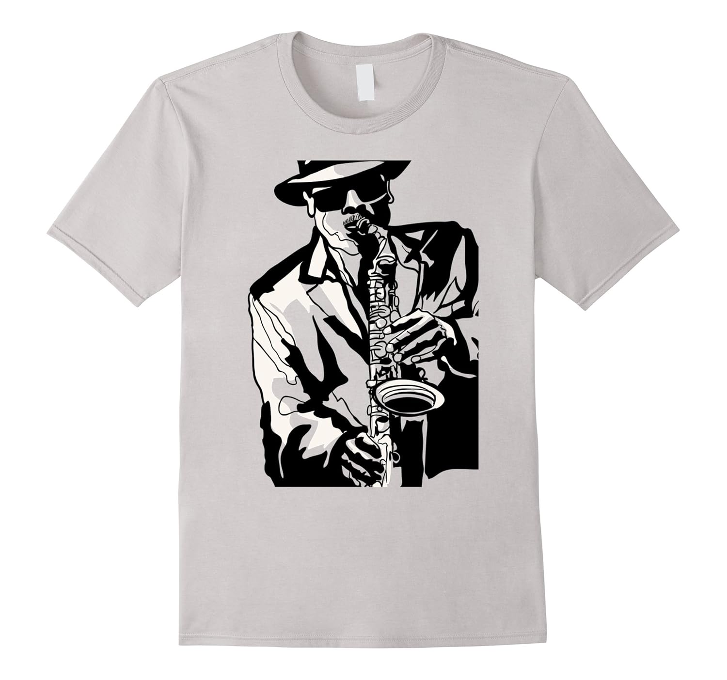 Jazz TShirt Saxophone Jazz TeeArt Artvinatee