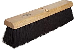 Weiler 42006 16" Block Size, Black Tampico Fill, Medium Sweep Floor Brush
