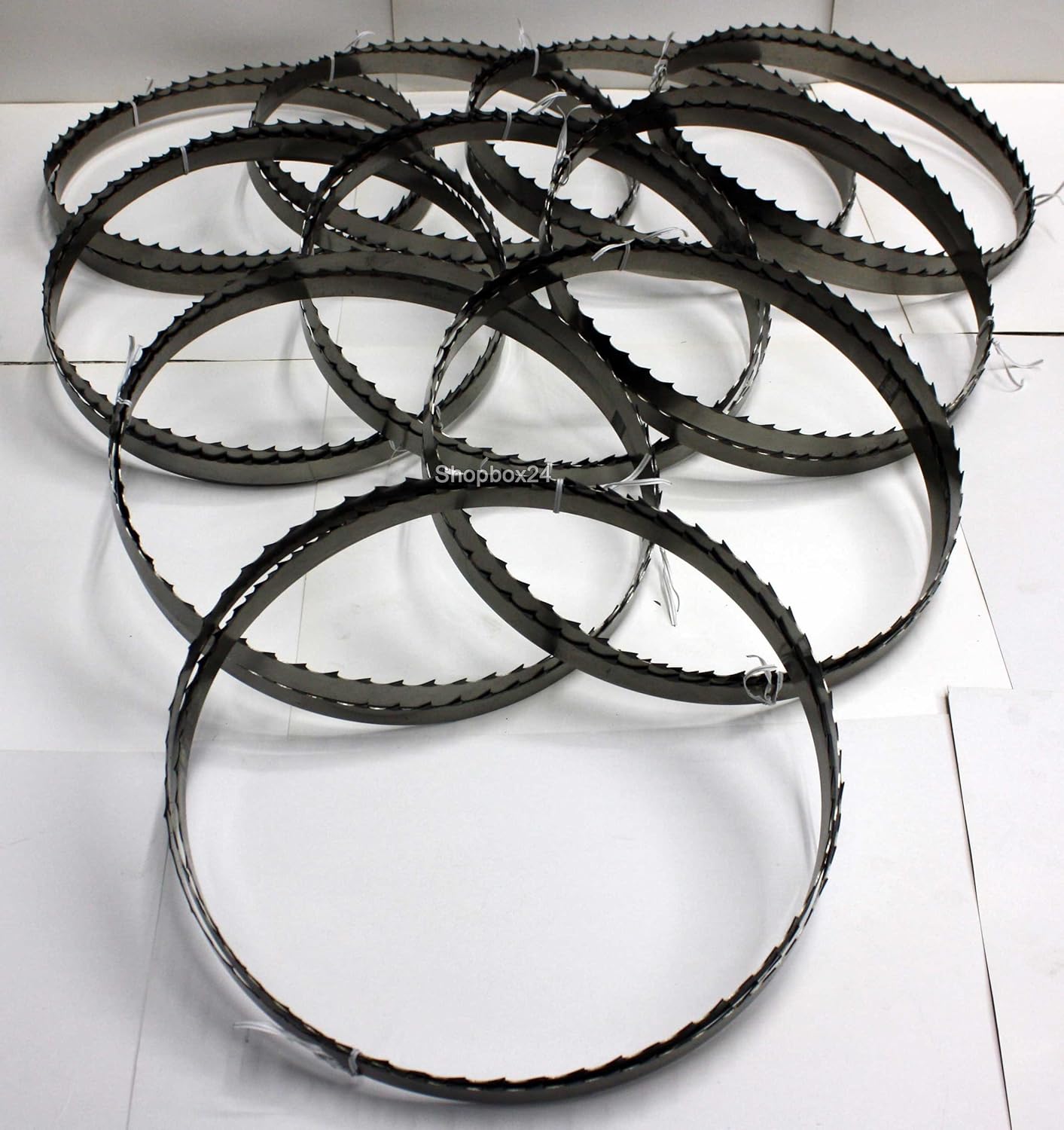 10 X Spezialstahl Sageband Bandsageband Bandsageblatt Sagebander 3380 Mm X 27 Mm X 0 90 Mm X 1 3 Za P Zoll Induktiv Gehartete Zahne Fur Holz Hartholz Brennholz Sperrholz Stamme N Aste Extrem Grob Bandsageblatter