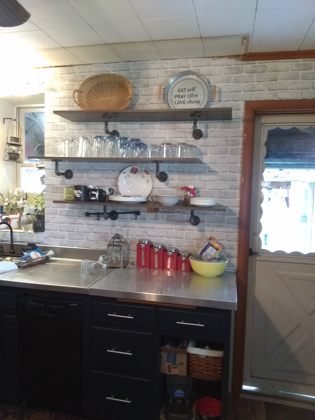 1/mo Finance Yancorp 10ft SelfAdhesive Wallpaper Brown Stone Brick