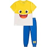 Nickelodeon Baby Shark Boys 2 Piece T-Shirt and Pants for Infant, Toddler and Little Kid
