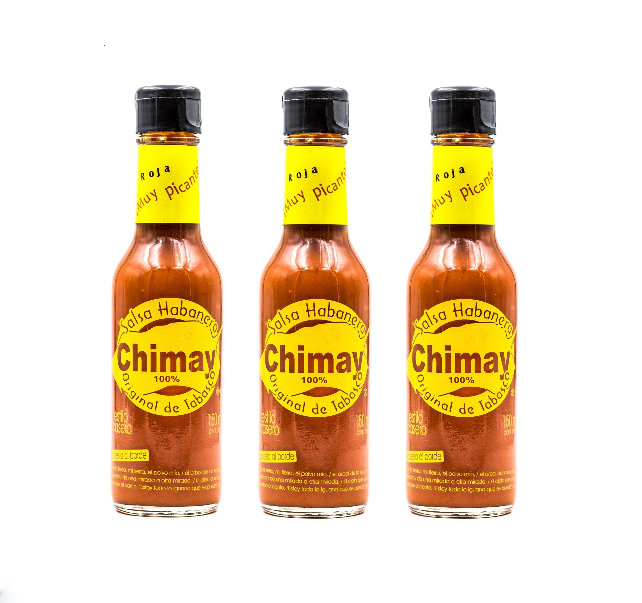 Chimay Habanero Sauce Hot 5 Oz (Pack of 3) Grocery