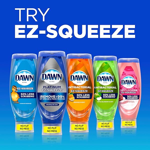 DAWN EZ-SQUEEZE ULTRA DISH SOAP, DISHWASHING LIQUID, ORIGINAL, DISH SOAP REFILL, 22 FL OZ