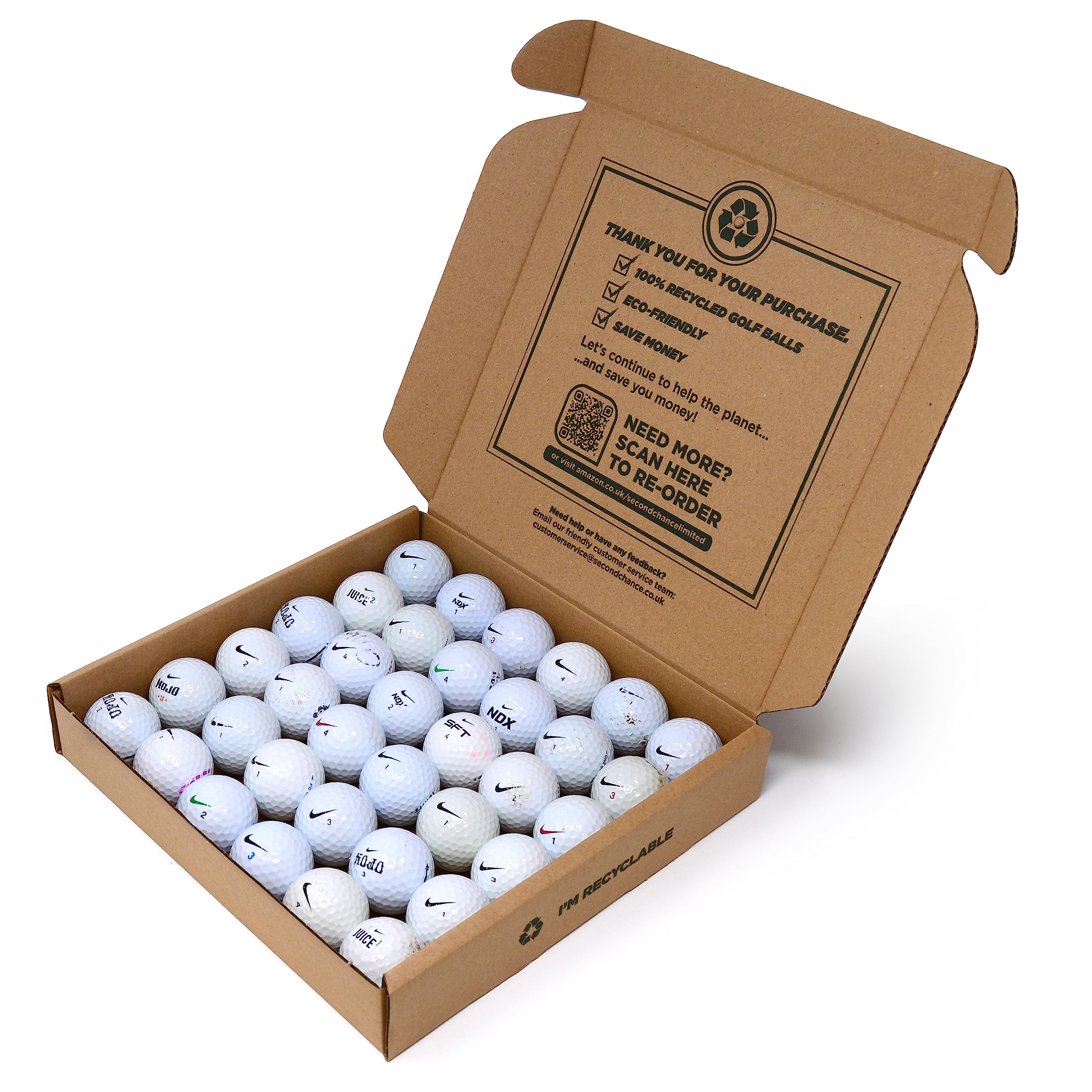 Second Chance 36 Nike Mix Grade B Lake Golf Balls