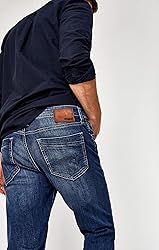 Mavi Jeans Men's Matt Rise Relaxed Straight in Mid