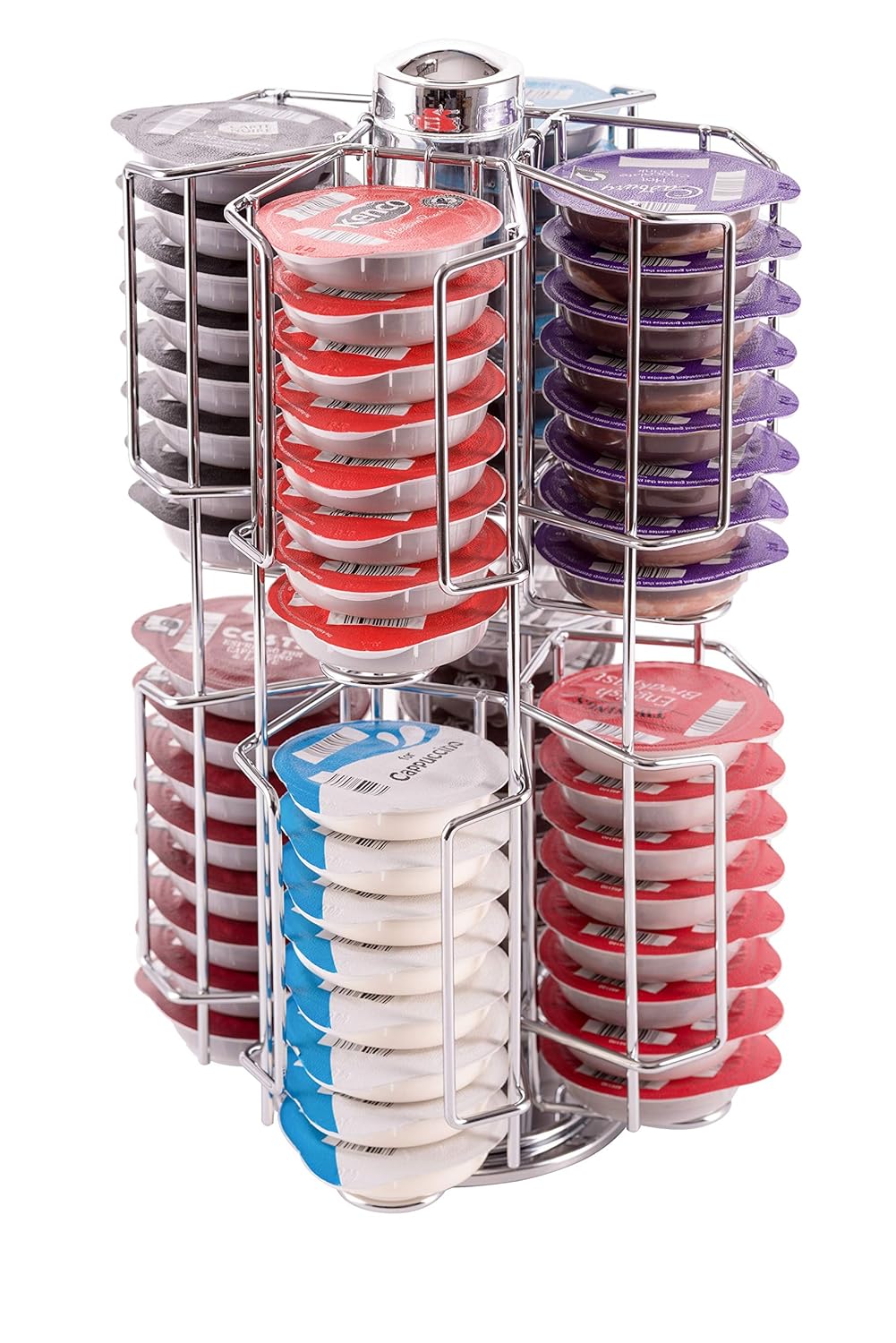 Tassimo Pod Holder Holds 64 Pods on a ROTATING Base Holds All