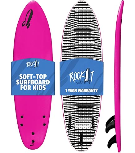 Amazon.com : Rock-It DA Wizard Performance Soft Top Surfboard, 4