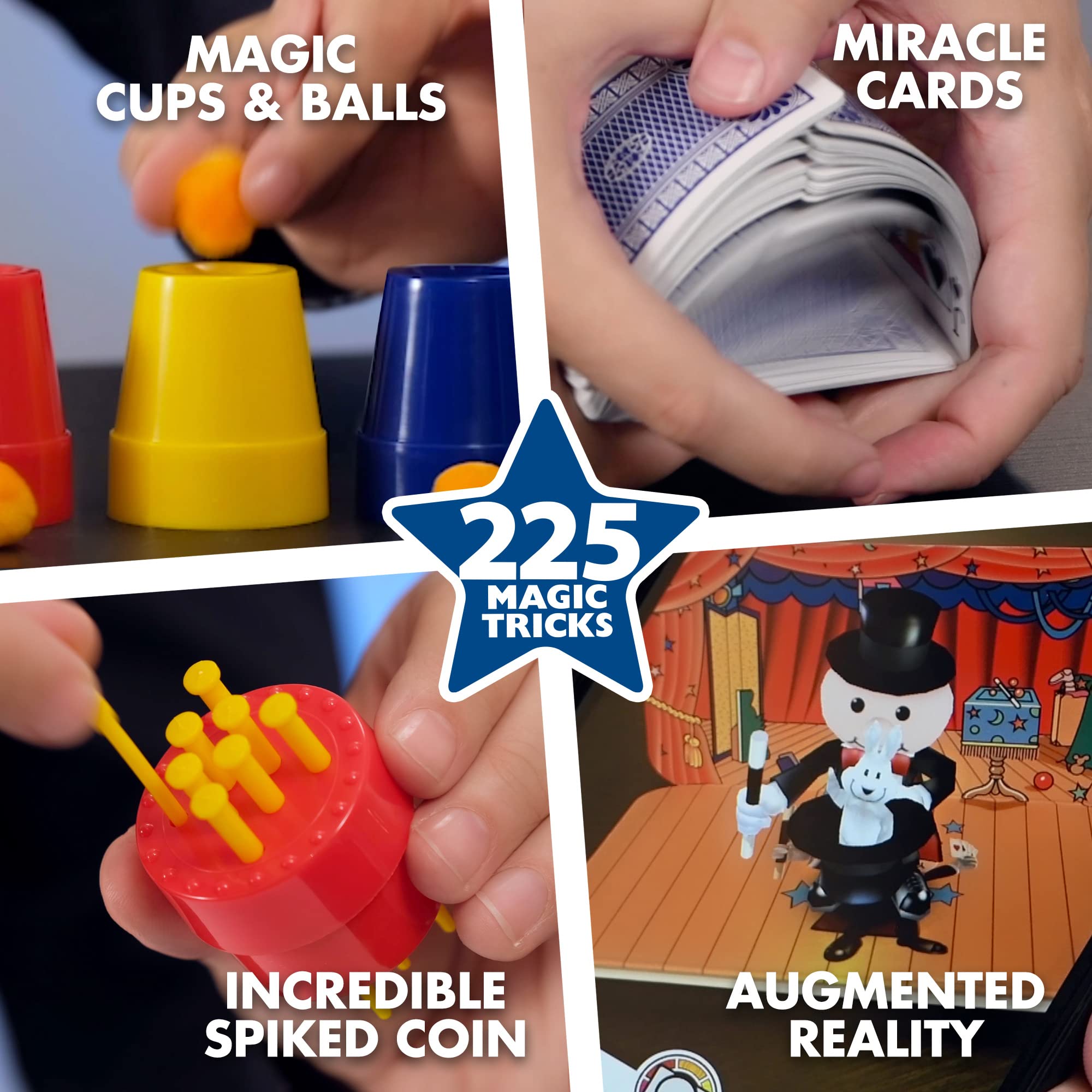 Marvin's Magic - 225 Amazing Magic Tricks for Children - Magic Kit - Kids Magic Set - Magic Kit for Kids Including Mystical Magic Cards, Magic Theatre, Magic Wand + More