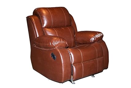 Innovate Recliner & Sofa Recliners India Style 205 Rocking & Rotating Recliner Chair (Brown)
