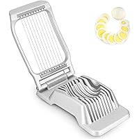 Egg Slicer, ENLOY Egg Cutter with Stainless Steel Wires for Hard Boiled Eggs, Kiwis and Soft Cheeses, Eggs Kitchen Tool