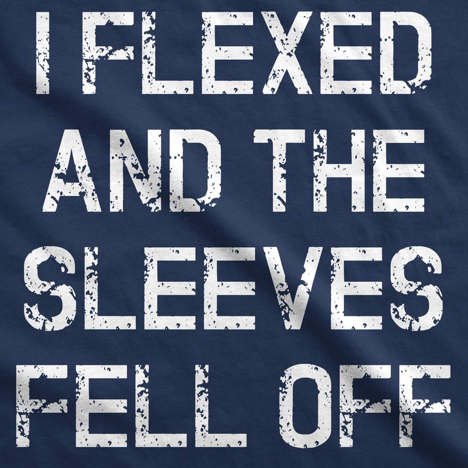 Mens I Flexed and The Sleeves Fell Off Tank Top Funny Sleeveless Gym Workout Shirt: Clothing