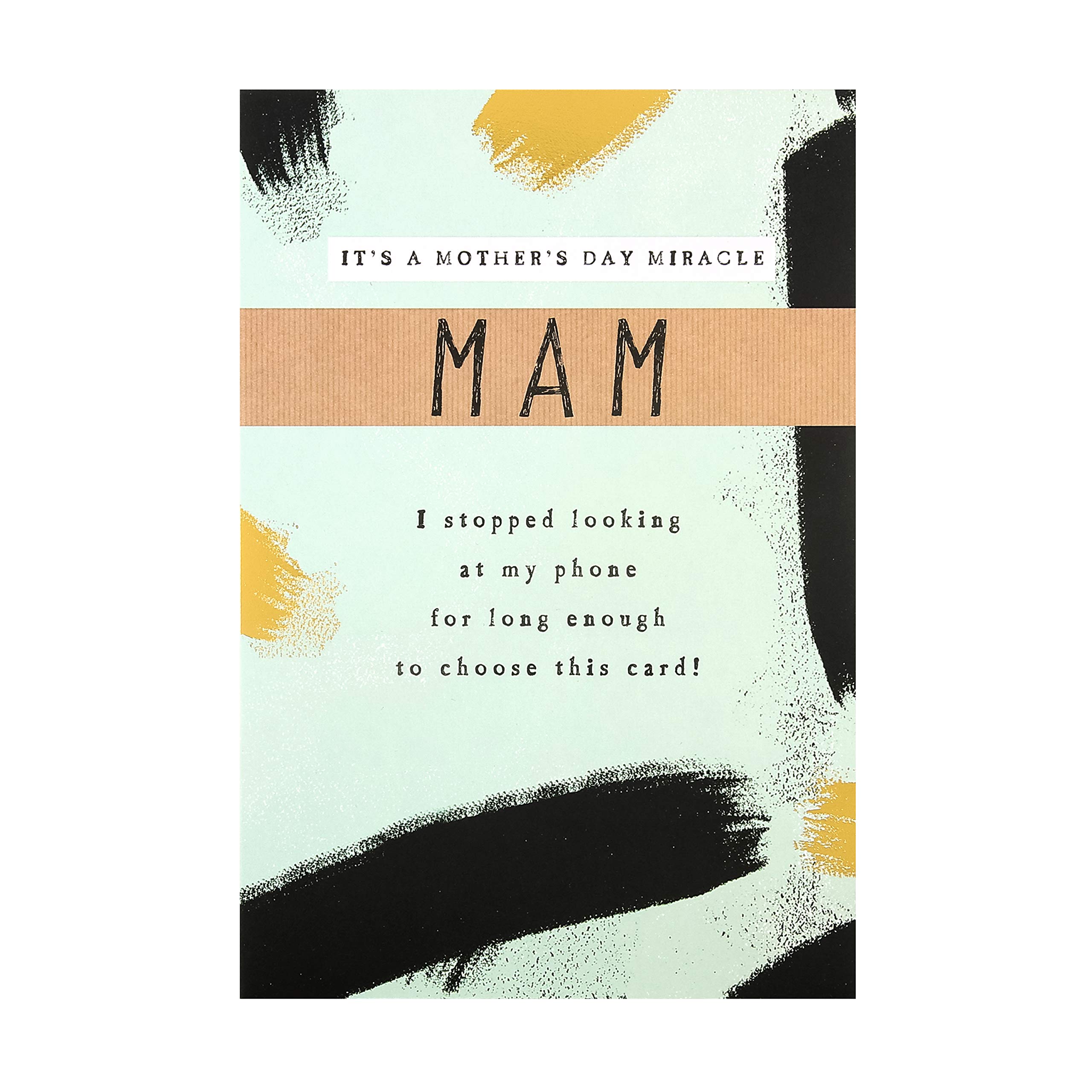 Hallmark Mother's Day Card for Mam from Embossed Contemporary Design