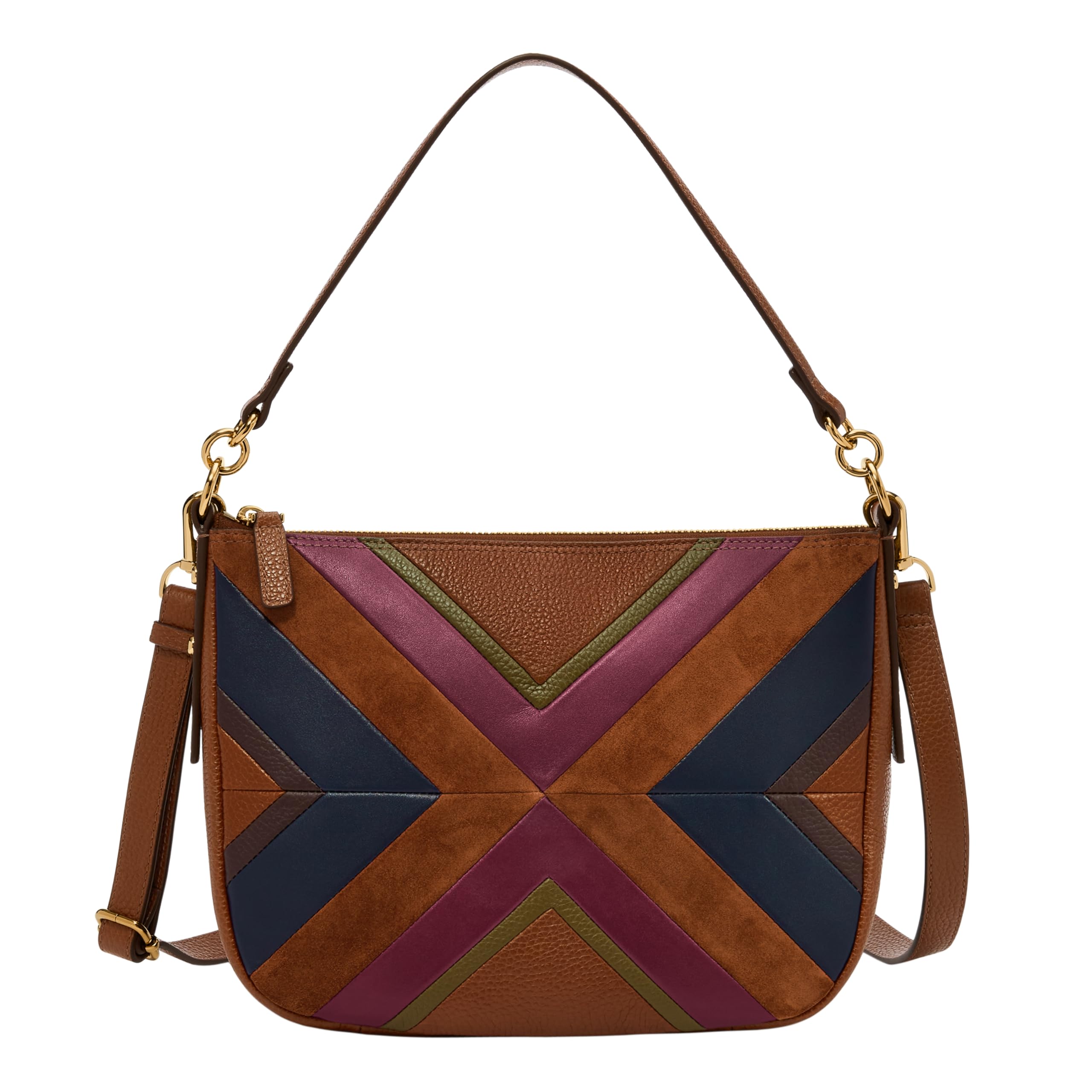 Fossil Jolie Crossbody Bag, Multi Patchwork Image