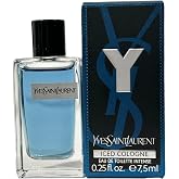 Yves Saint Laurent YSL Y ICED COLOGNE Men Perfume Parfum MINI EDP splash on SMALL TRAVEL SIZE 7.5 ml / 0.25 Fl oz - 2743