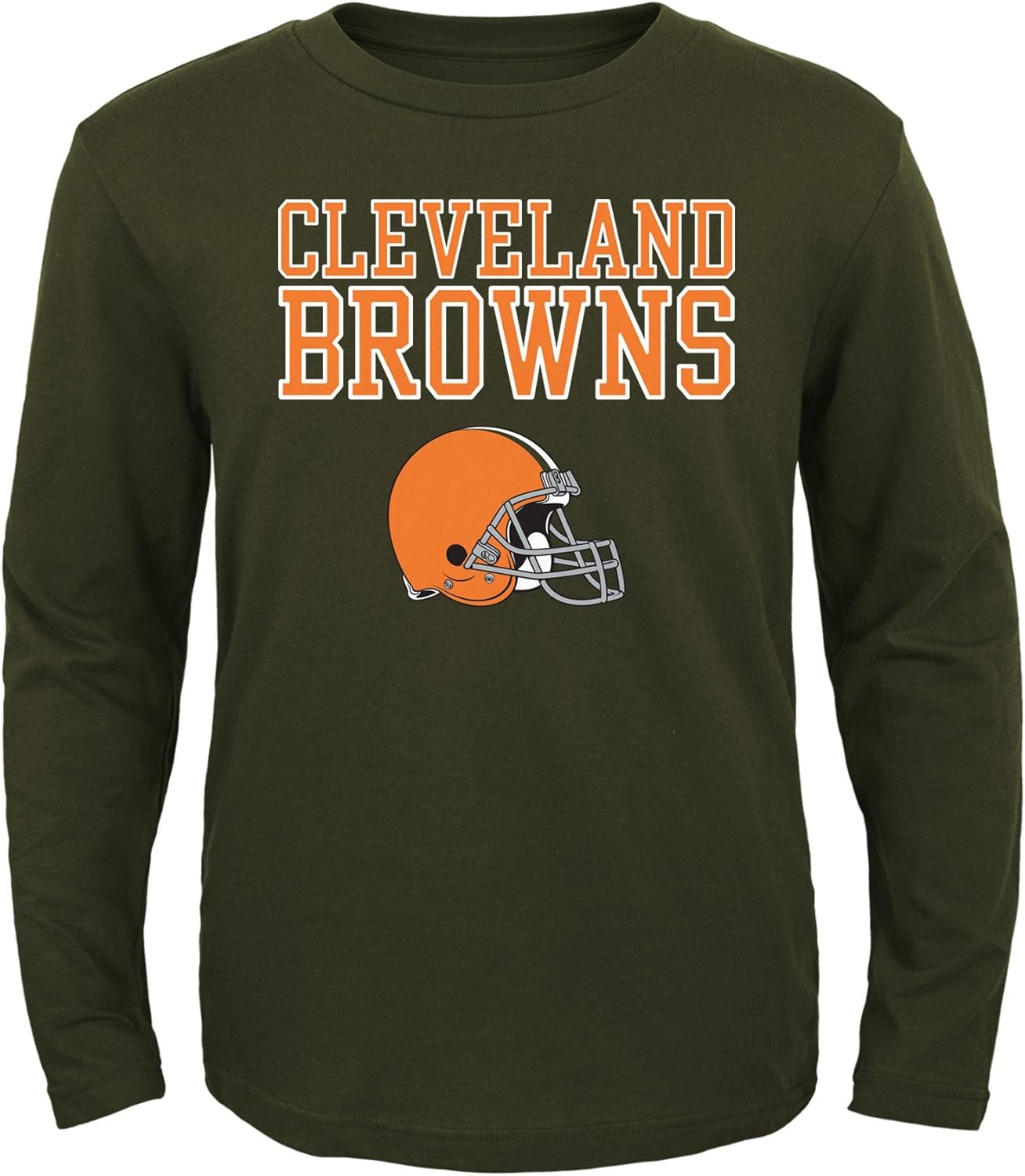 NFL Cleveland Browns Poly Long Sleeve Tee, Youth XSmall