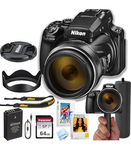 Amazon.com : Nikon COOLPIX P1000 Digital Camera (26522) + 64GB