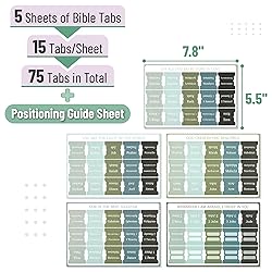 Mr. Pen- Bible Tabs, 75 Tabs, Frozen Lake