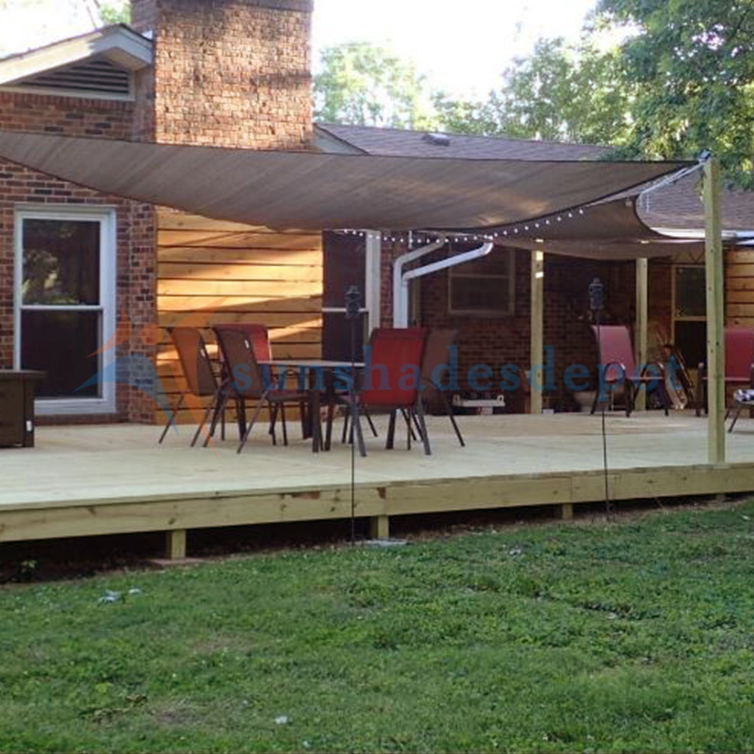 Amazoncom Sunshades Depot 8 X 8 X 113 Sun Shade Sail Right