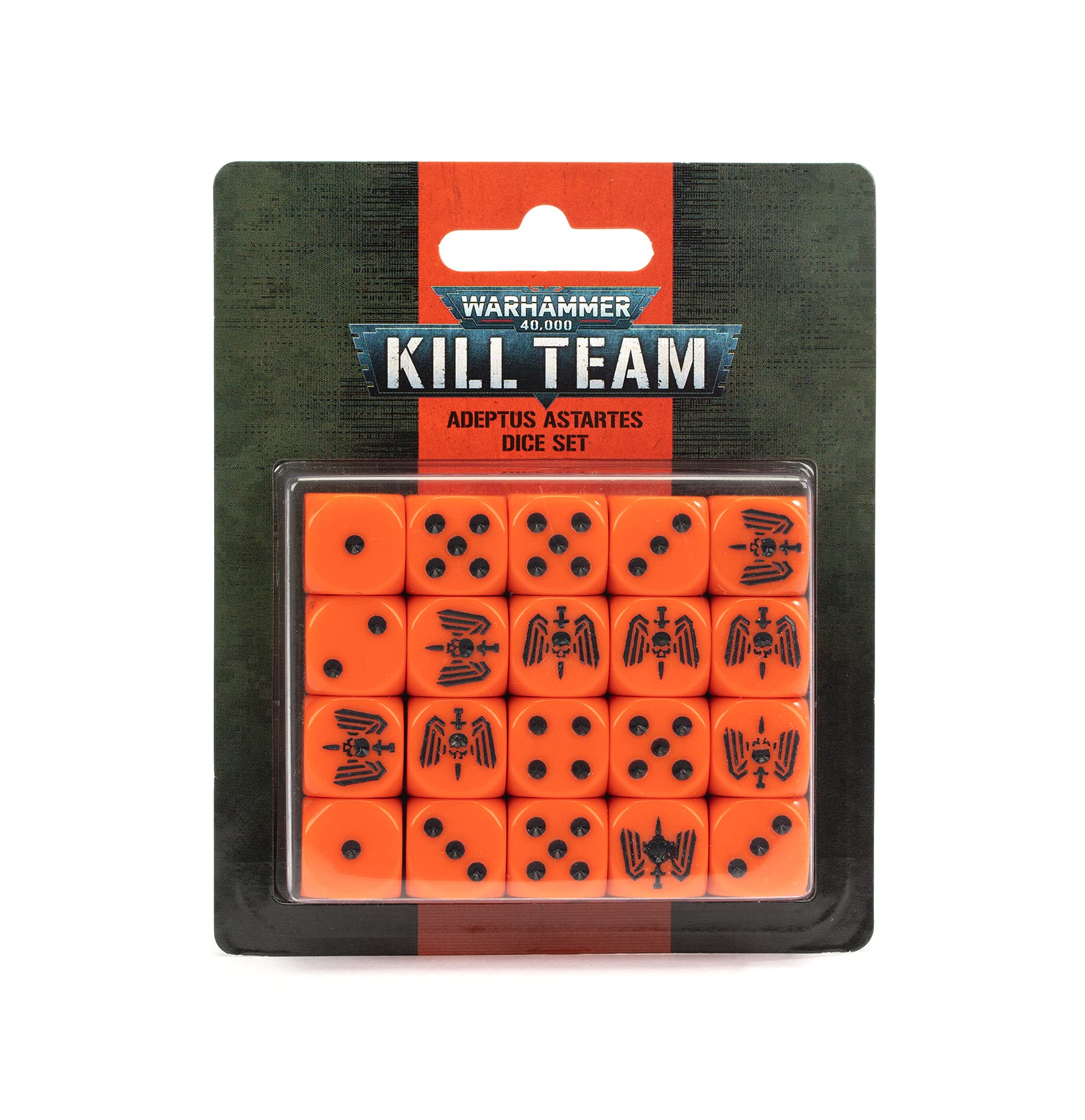 Games Workshop Warhammer 40k - Kill Team Adeptus Astartes Dice Set Black 99220101025