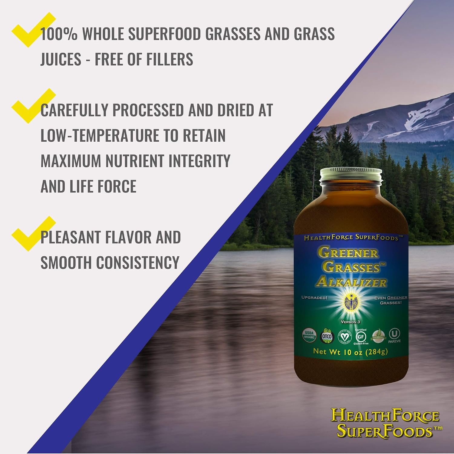 Amazon Com Healthforce Superfoods Greener Grasses Alkalizer