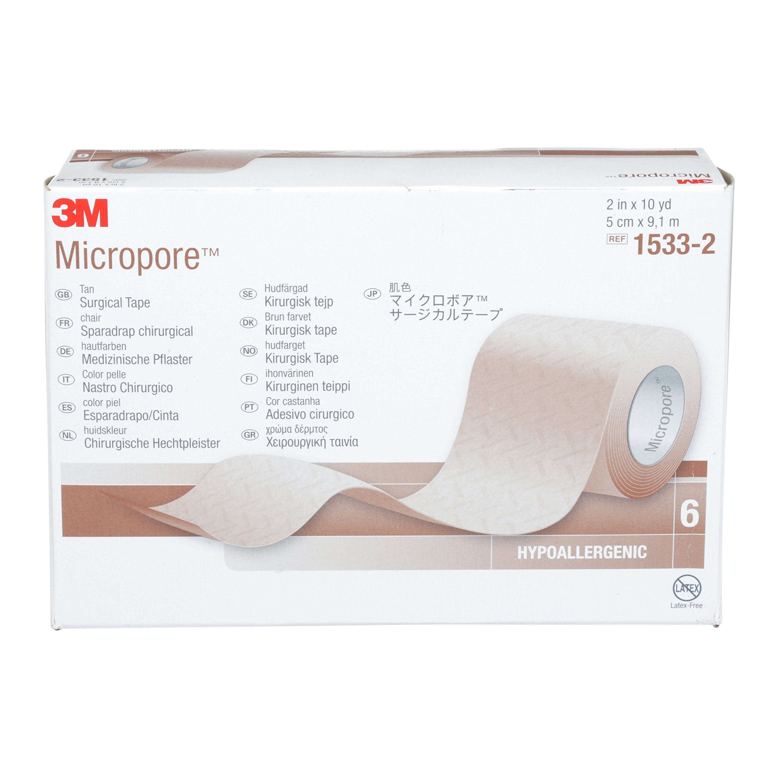 3M(TM) Micropore(TM) Surgical Tape Tan 1533-2