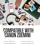 Canon ZINK Photo Paper 20 Sheets Pre-Cut Circle Stickers 2x3 in view 8