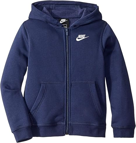 Amazon Nike ナイキ キッズトレーナー パーカー スウェット Nsw Club Full Zip Hoodie Big Kids Midnight Navy Midnight Navy White Xl 18 Big Kids 14歳 並行輸入品 トレーナー パーカー 通販