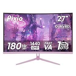 Pixio PXC278 Wave Pink 27 inch 180Hz Refresh Rate