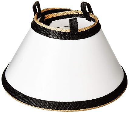 PetsLike Elizabethan Collar (Size 7), Off White, Small, 250 g