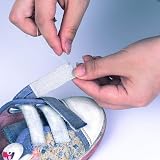 On1shelf White Sew On Hook and Loop Tape Set 5cm-1m Nylon Back view 4