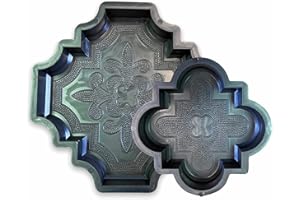 Liphontcta Plastic Mold Form for Beautiful Concrete Paver Stones for Patio and Garden (New)