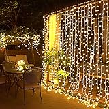 JMEXSUSS 300 LED Remote Control Christmas Curtain