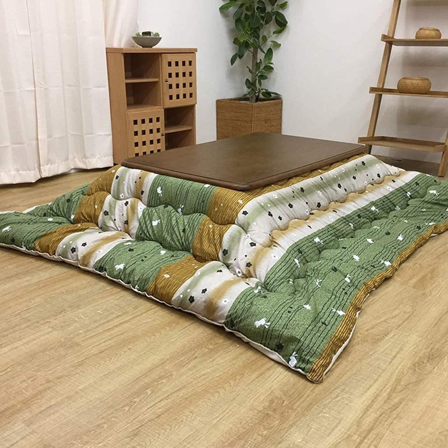 FMXYMC Foot Warmer Coffee Table, JapaneseStyle Kotatsu