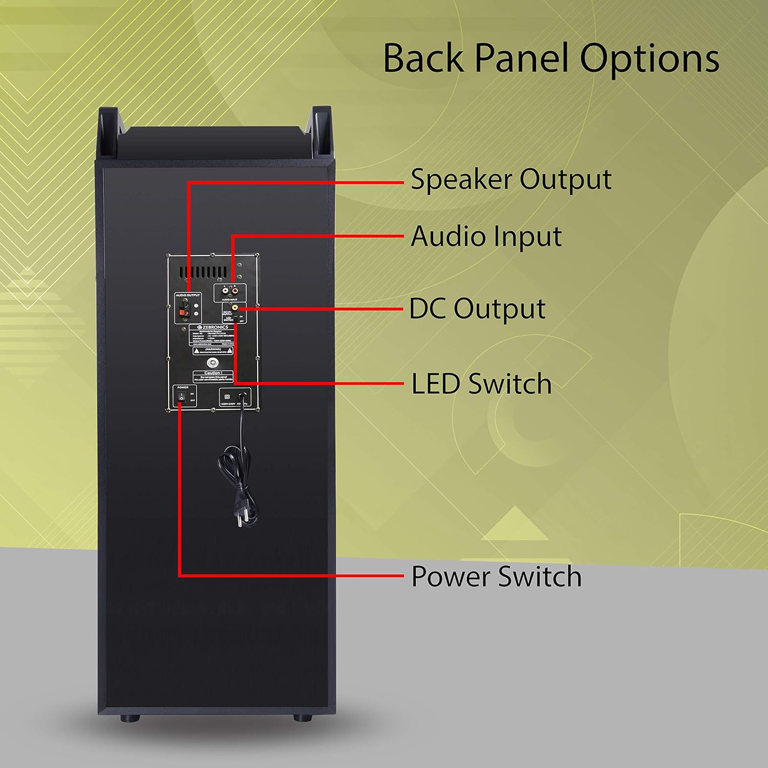 zebronics pro2x10 dj