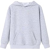 UMELOK Kids Solid Classic Hoodies Soft Sweatshirt for Boys and Girls (8-16 Years)