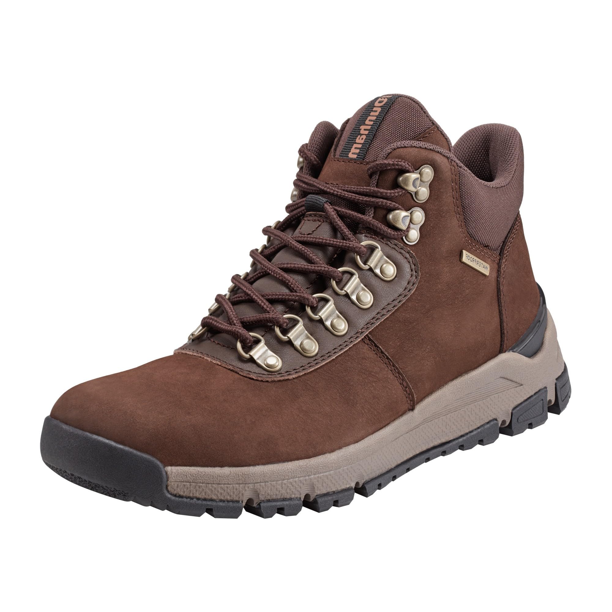 Dunham Men’s Alpine Waterproof Mid Boot Ankle, Dark Brown, 8
