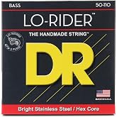 DR Strings Lo-Rider Electric Bass Guitar Strings - .050-.110 Heavy