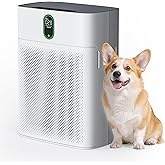 Pureborne Air Purifiers for Home Large Room Bedroom up to 1076 Sq Ft, HEPA Filter with PM 2.5 Display & Dual Air Intake, 24dB