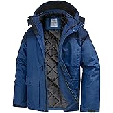 CONOMAX Mens Winter Jacket Warm Winter Coat Water Repellent Ski Snowboard Parka Jackets Hooded Windproof Windbreaker